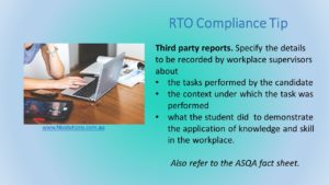 RTO evidence