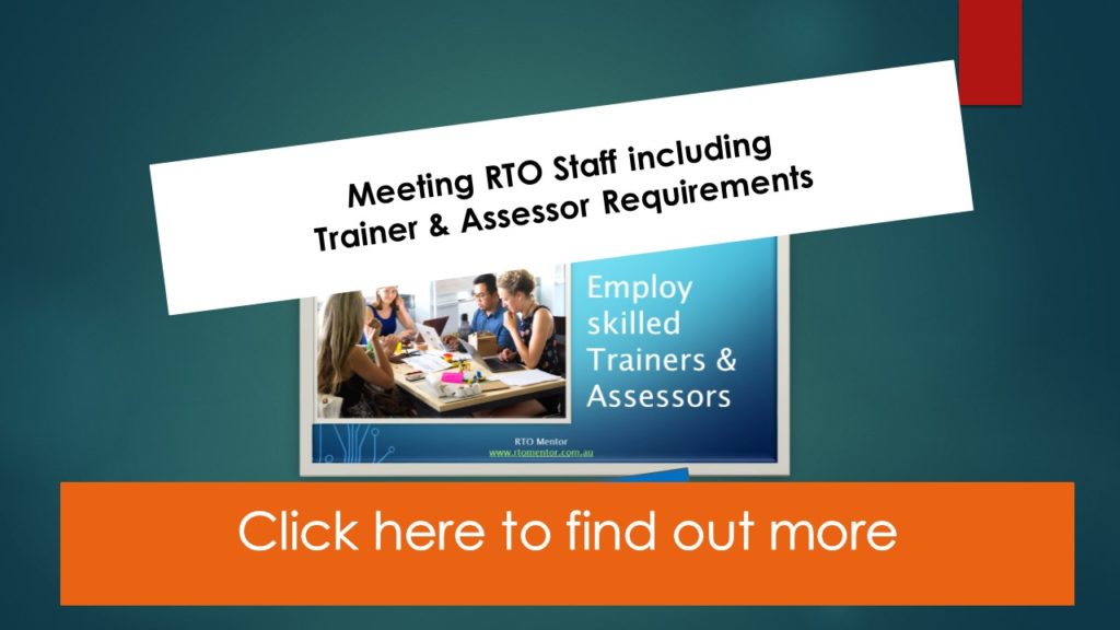 RTO Mentor Trainer